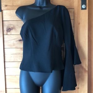 Eliza J one-shld evening top